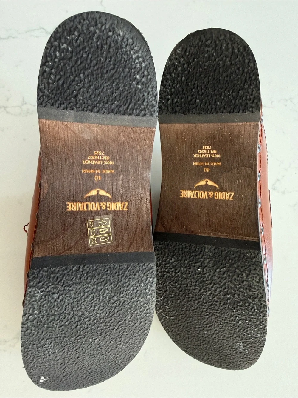 Zadig & Voltaire clogs with Brass Accent